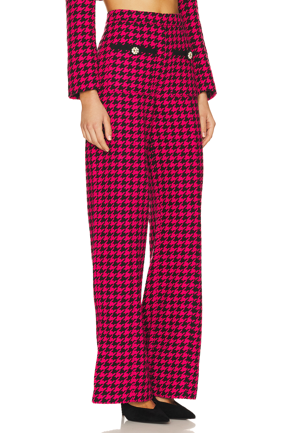 Lovers and Friends Nadja Trouser in Black & Pink