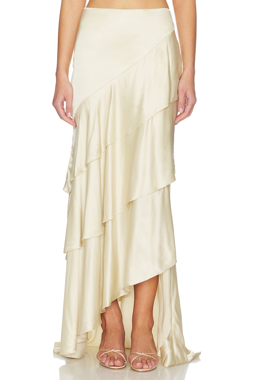 Emma Maxi Skirt in Champagne View 1 of 6