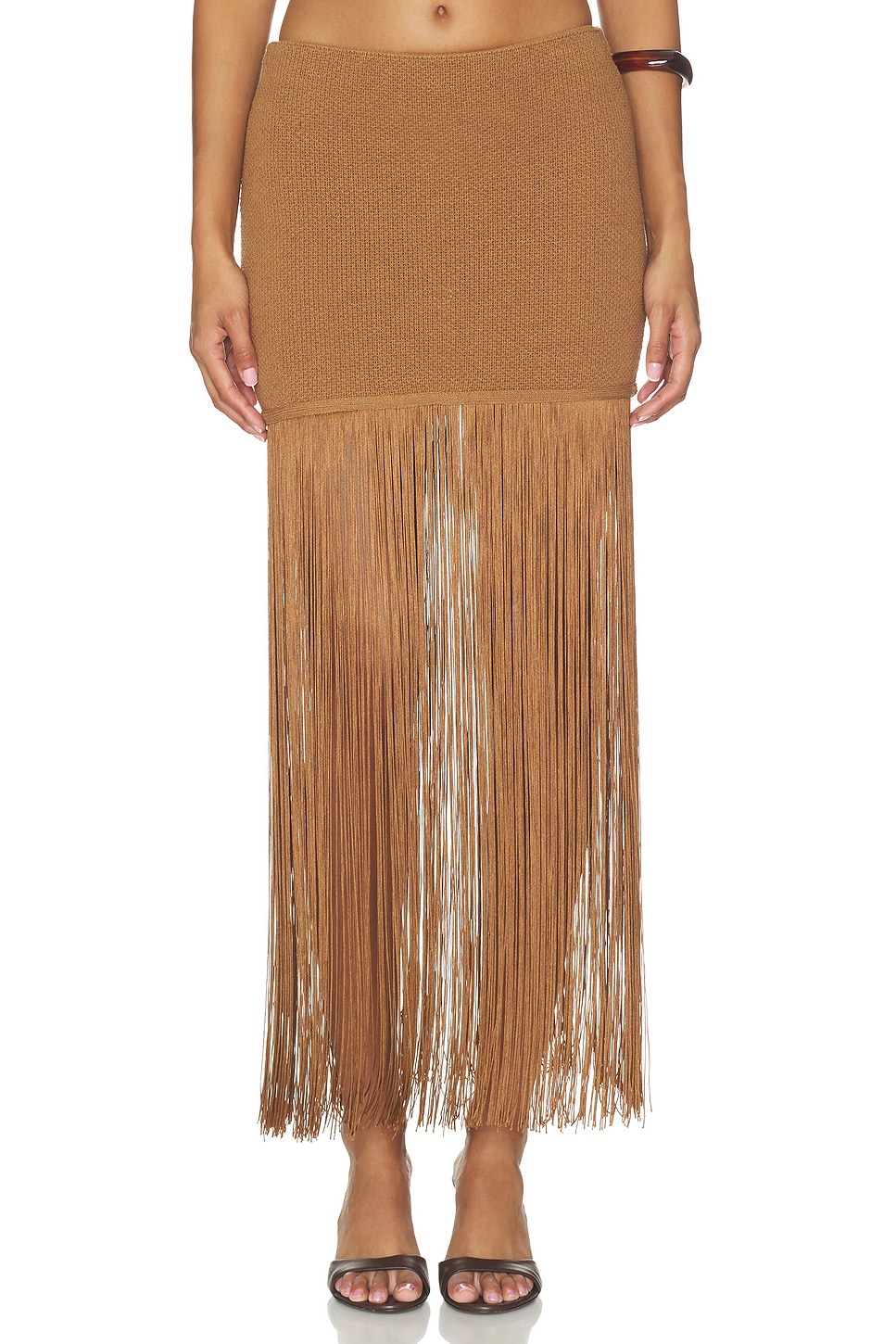 Chrissa Fringe Skirt