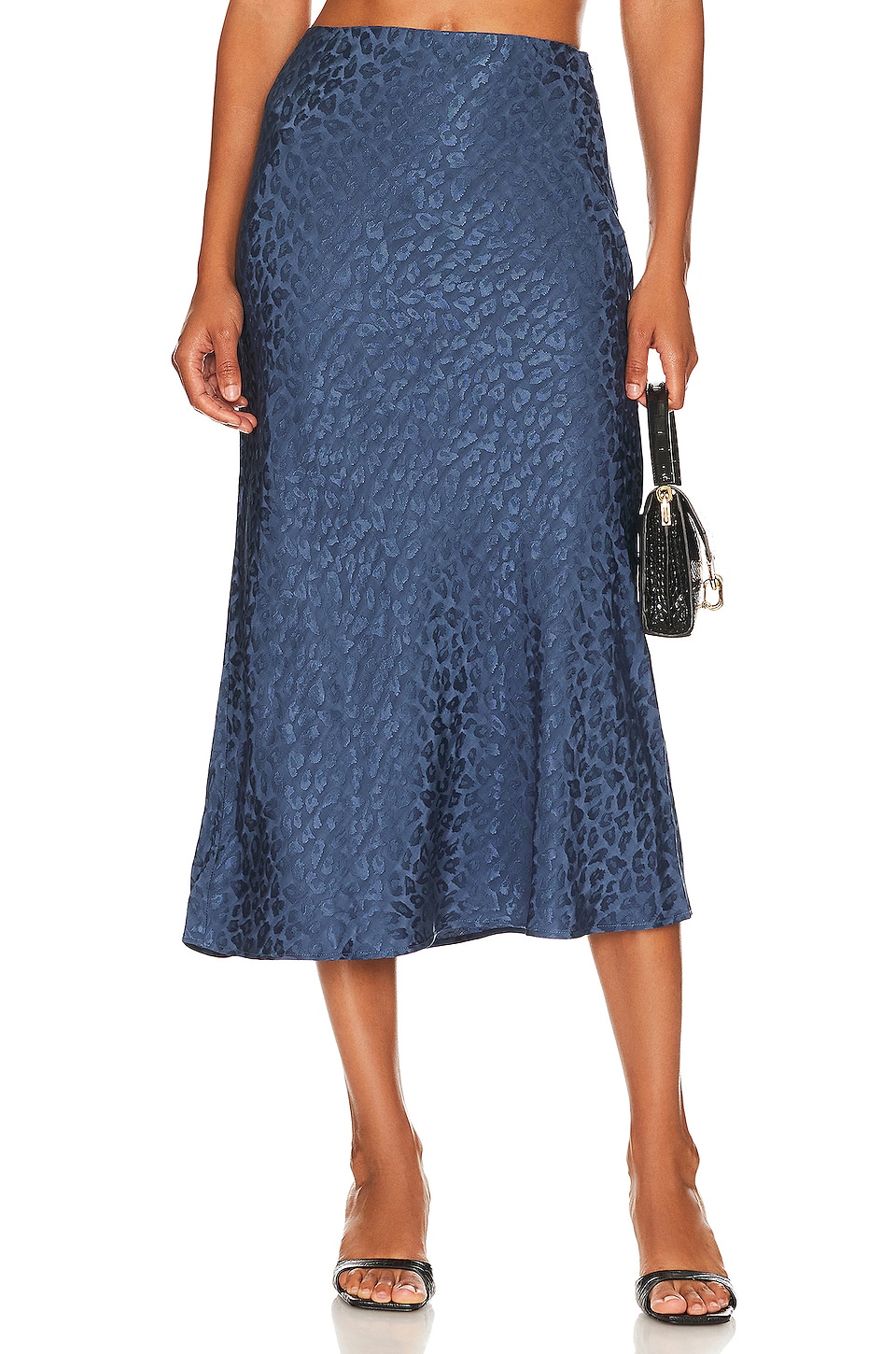 Silk midi skirt revolve sale