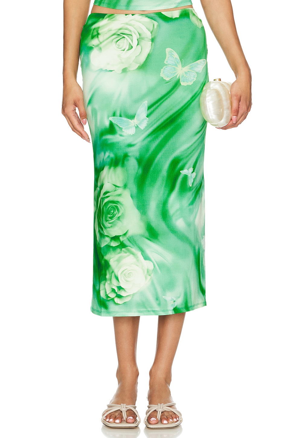 Zura Midi Skirt - Thumbnail 1