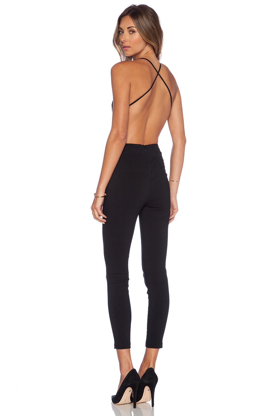 Lovers and Friends Let's Be Real Jumpsuit in Black