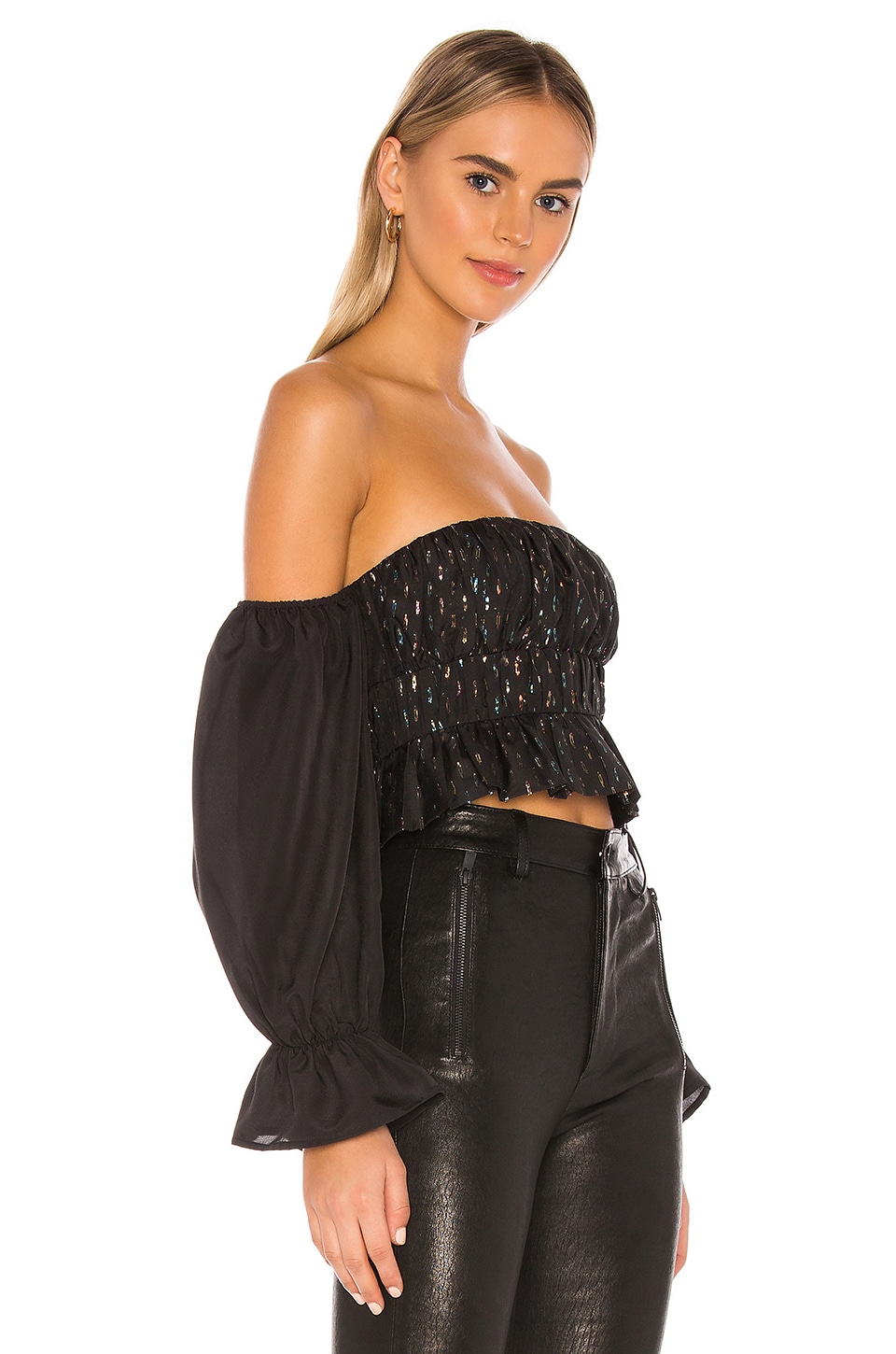 Lovers and Friends Canyon Top in Black
