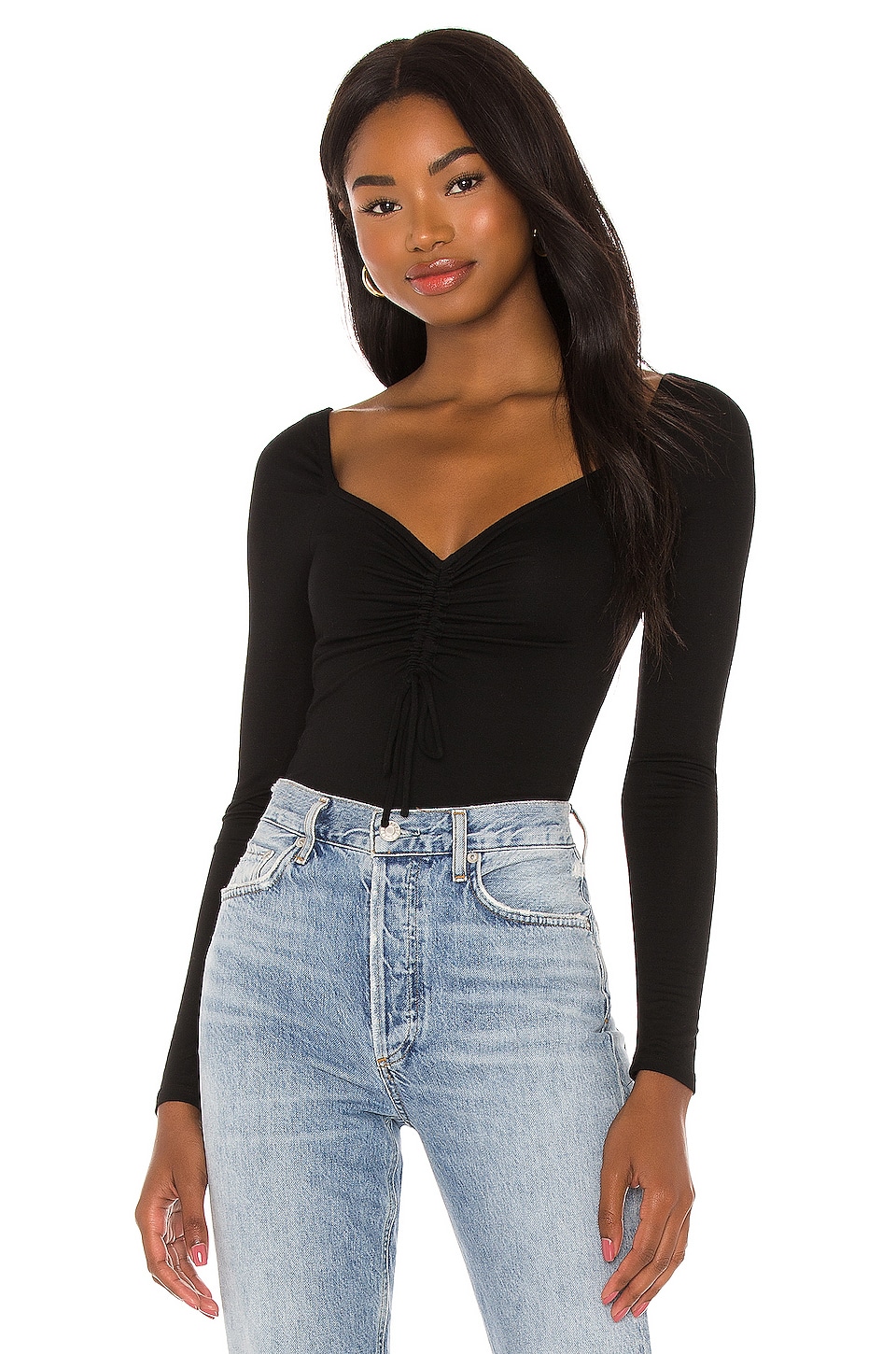 Lovers and Friends Isabella Bodysuit in Black | REVOLVE