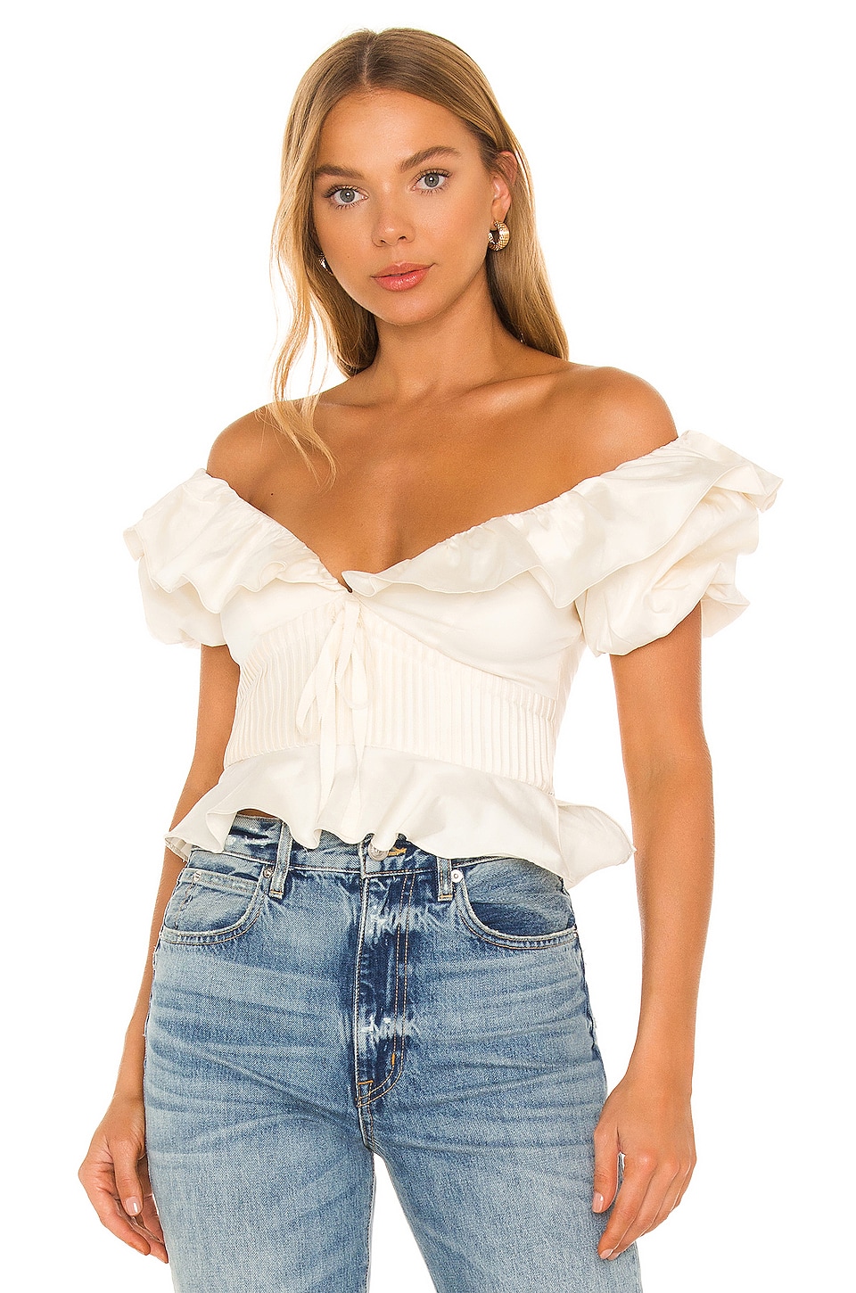 Lovers and Friends Villa Top in Ivory | REVOLVE