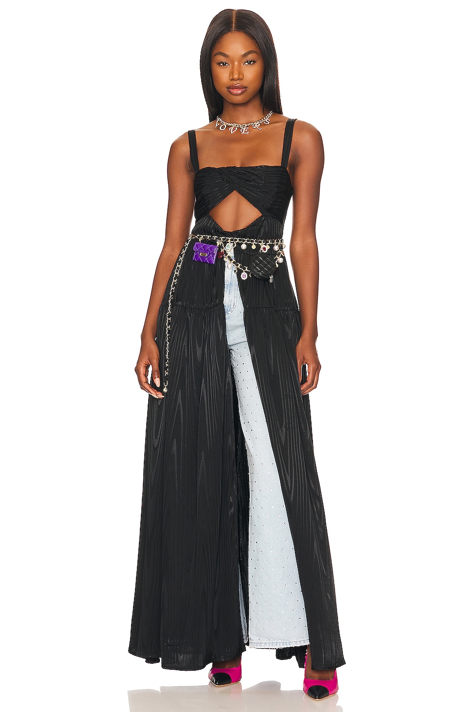 Lovers and Friends Kent Maxi Tank in Black | REVOLVE