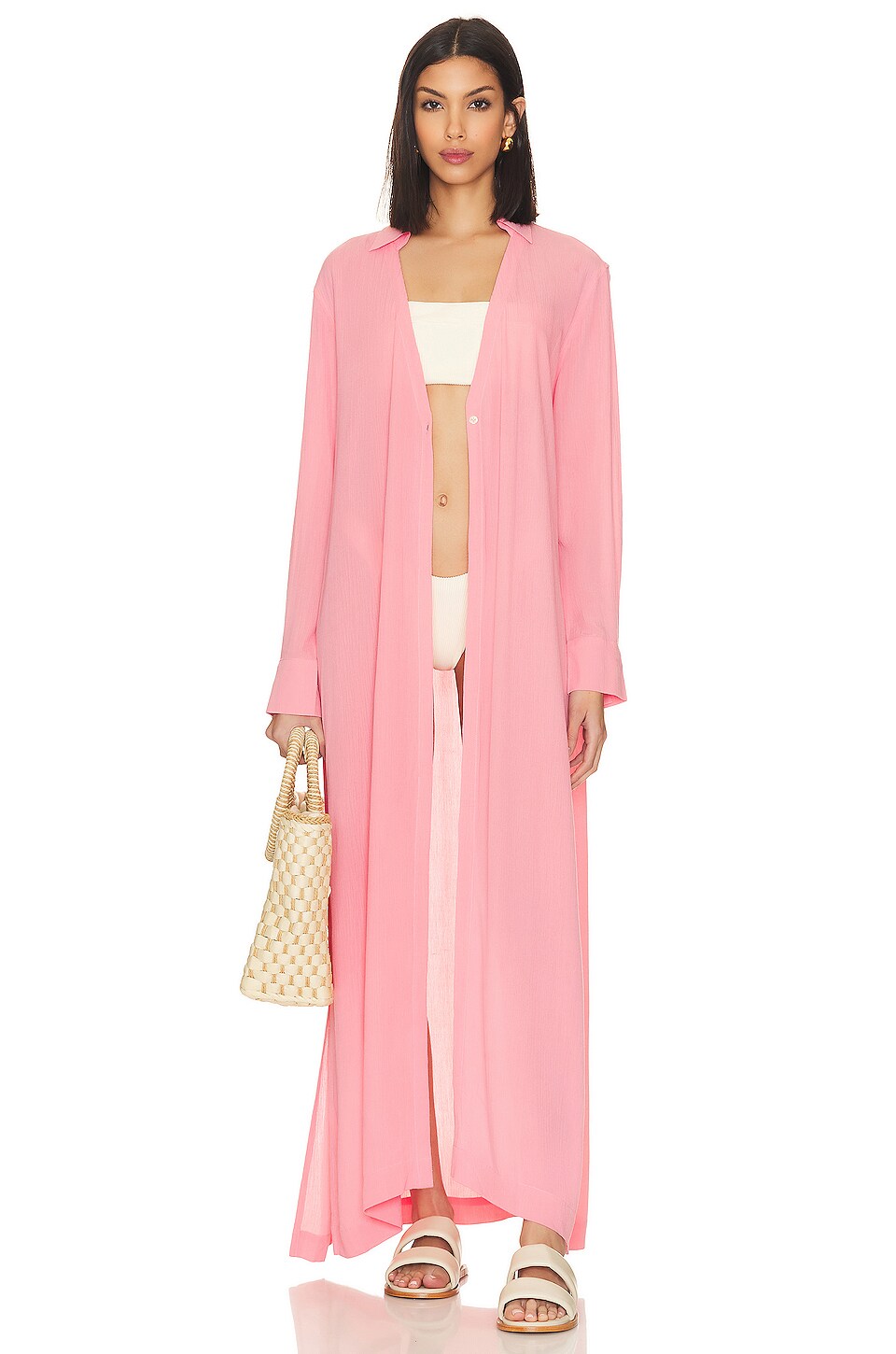 Lovers and Friends Zia Maxi Top in Pink