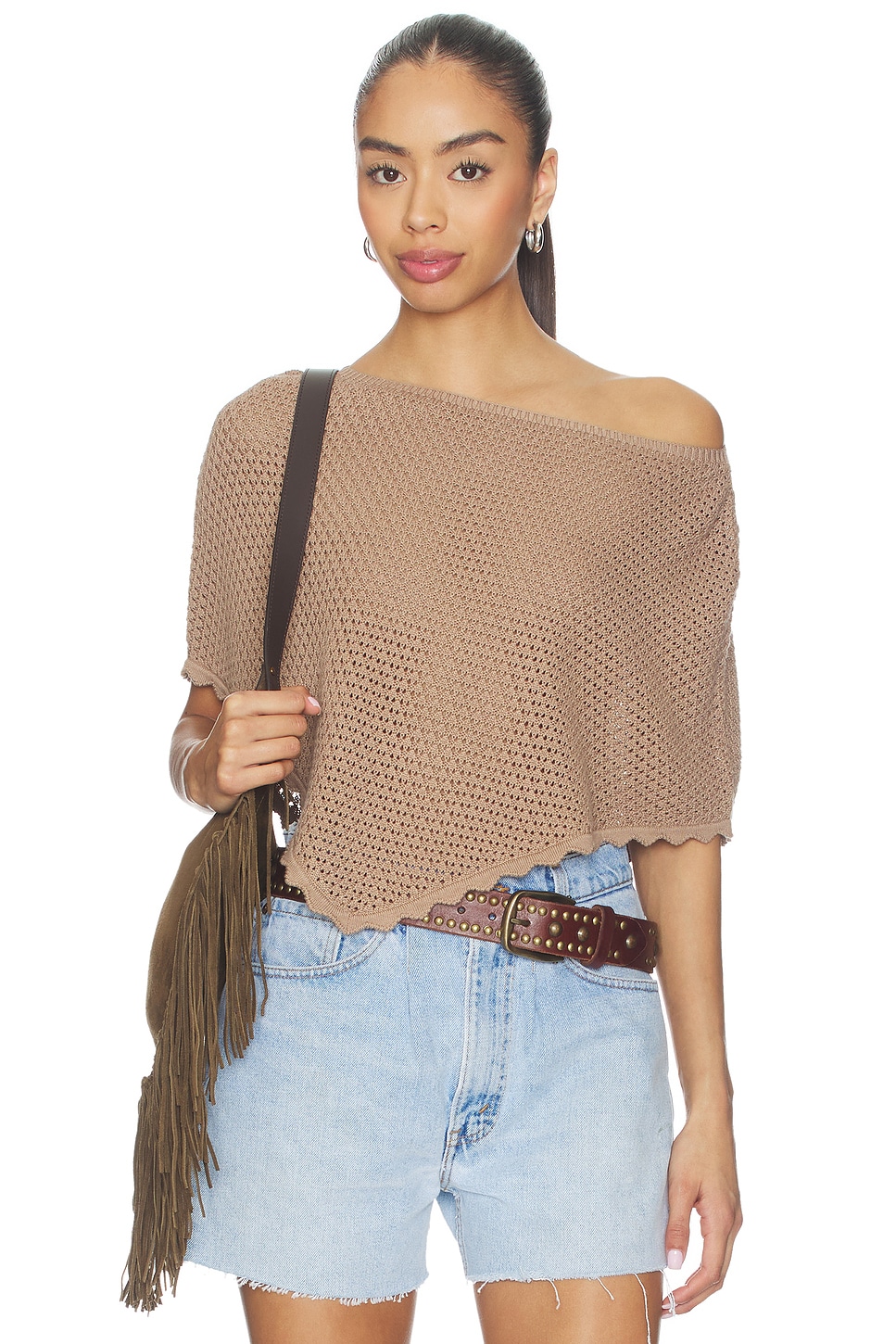 Ayla Pointelle Poncho