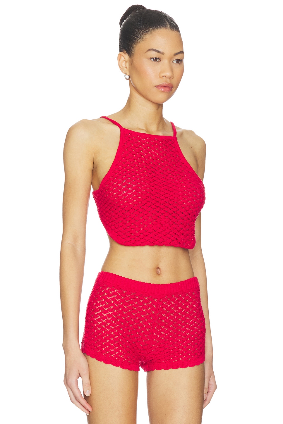 Daniella Pointelle Tie-Back Tank - thumbnail 3