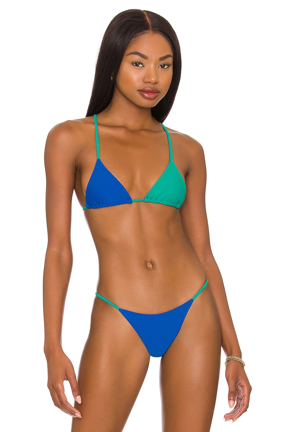 Clothes trembling break up Lovers and Friends Worth It Top in Blue & Green | REVOLVE