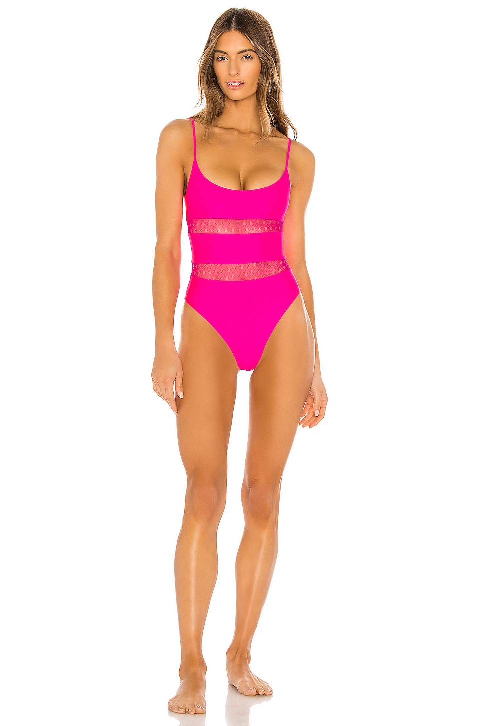 Lovers and Friends Jet One Piece in Pitaya