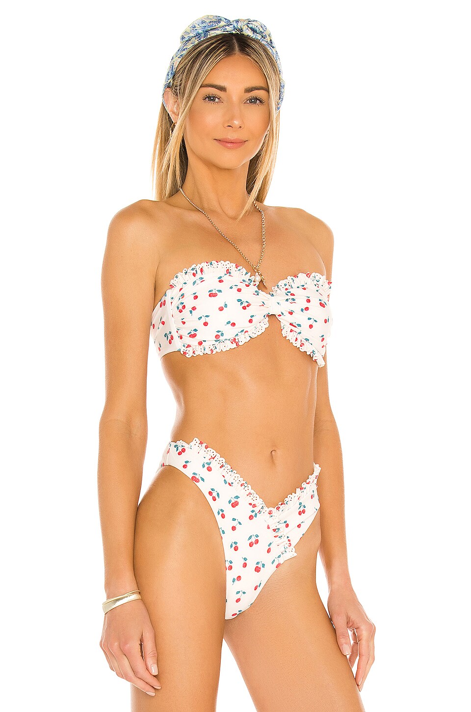 Lovers and Friends Willow Top in Red Cherries