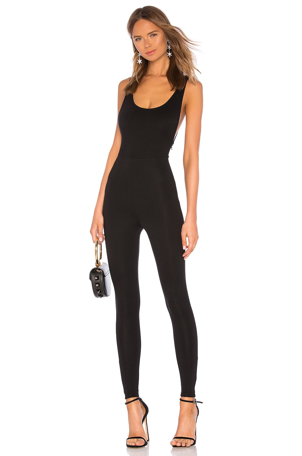 Shop Lpa Catsuit 23 In Black