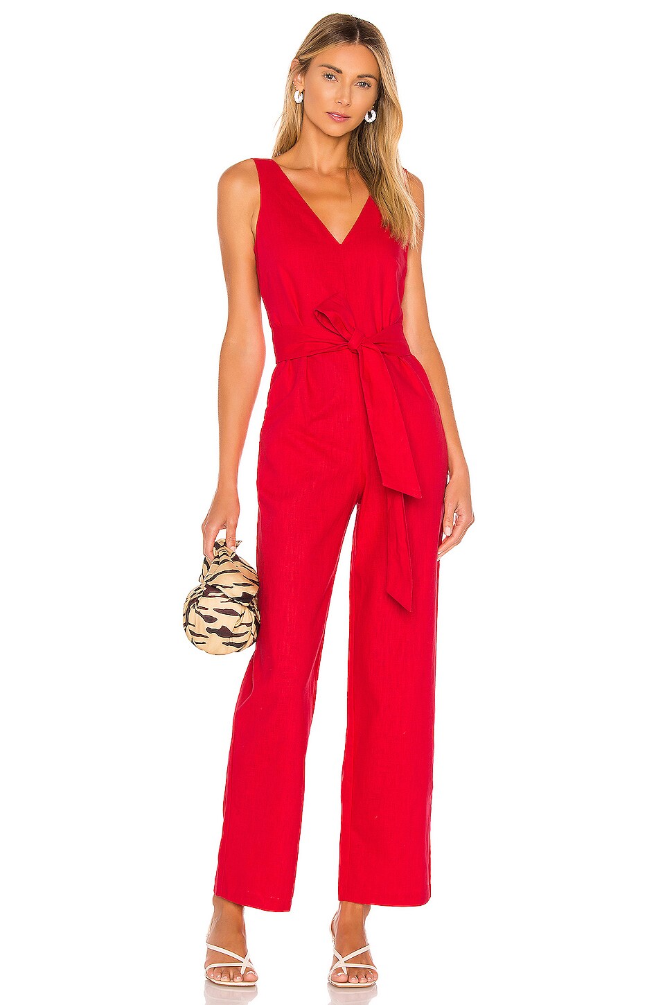 LPA Alina Jumpsuit in Red | REVOLVE