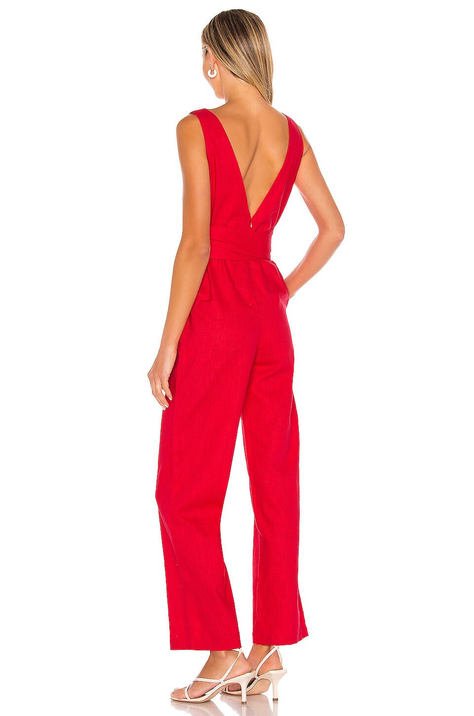 LPA Alina Jumpsuit in Red | REVOLVE