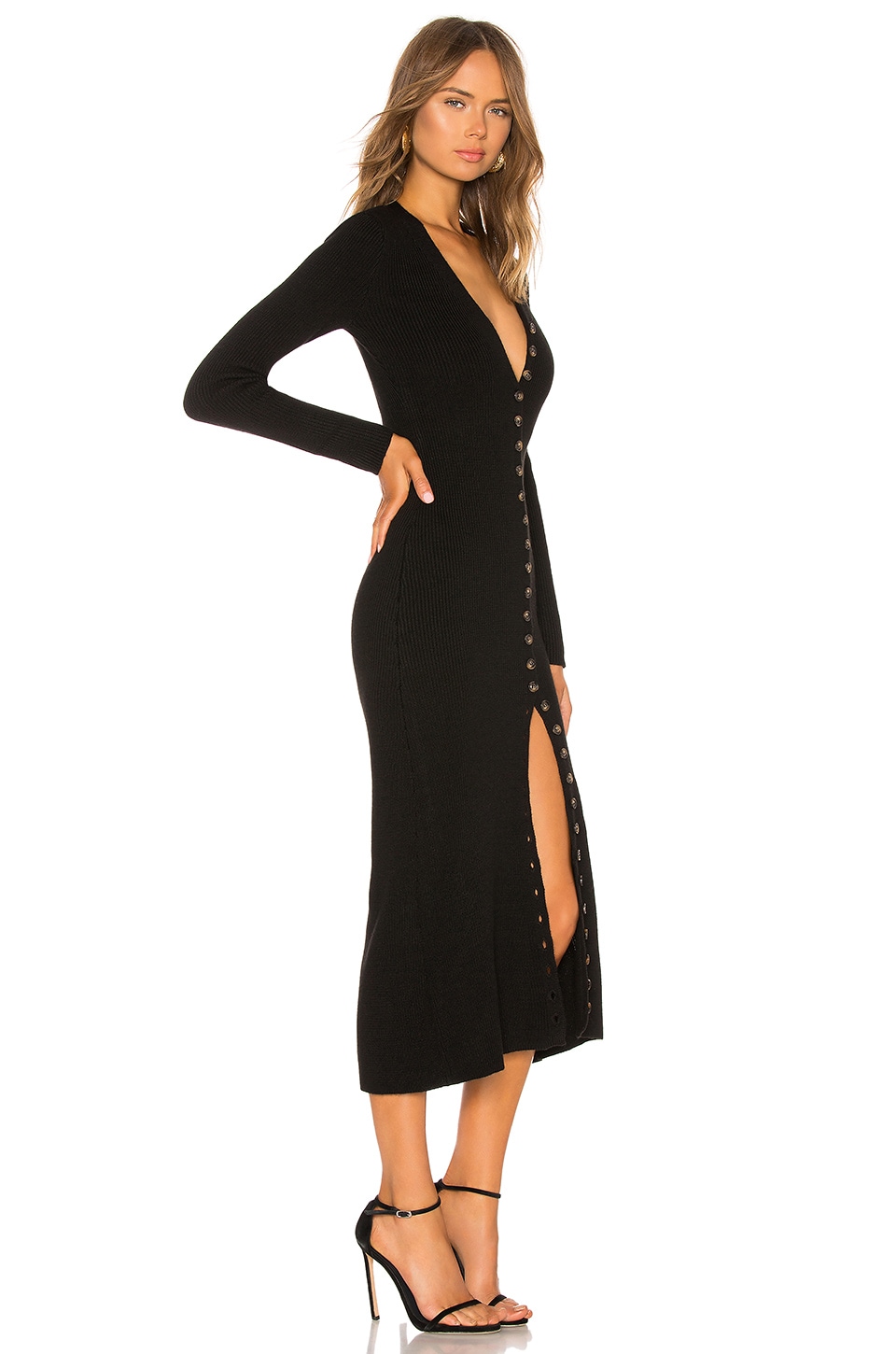 Shop Lpa Kavala Sweater Dress In Black