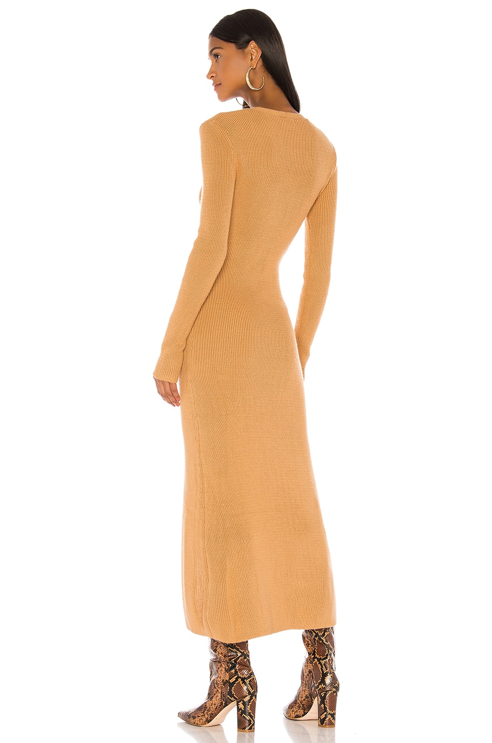 LPA Kavala Sweater Dress in Camel | REVOLVE