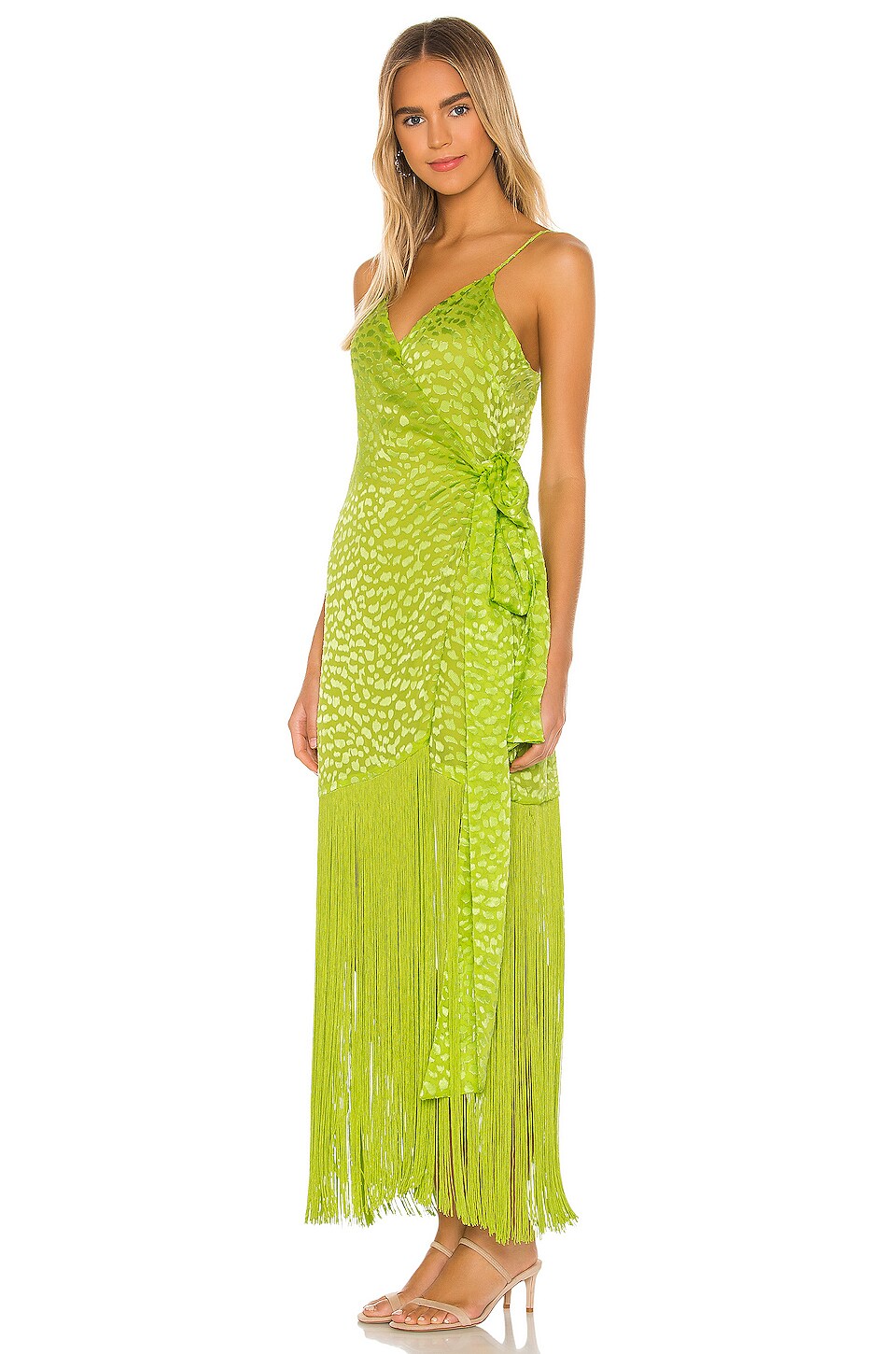 Lpa Orelia Dress In Lime Green | ModeSens