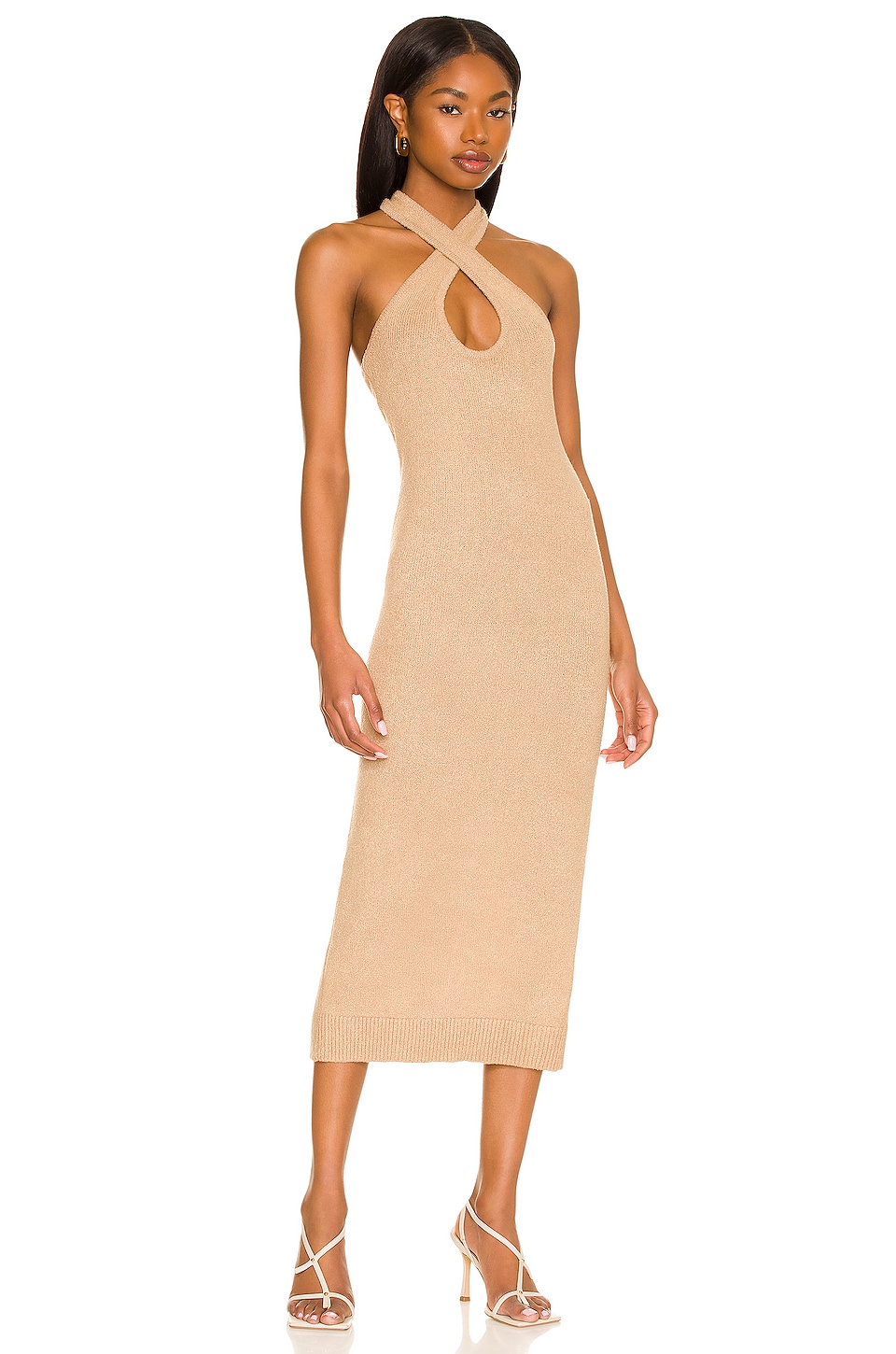 LPA Alyssa Dress in Tan