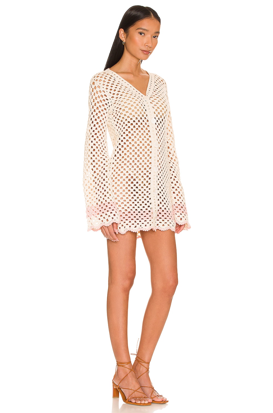 LPA Lanita Crochet Mini Dress