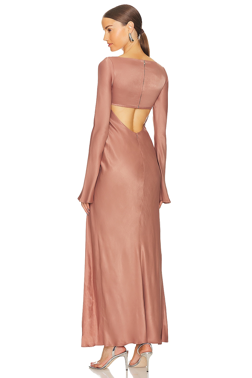LPA Iris Corset Maxi Dress in Desert Blush | REVOLVE