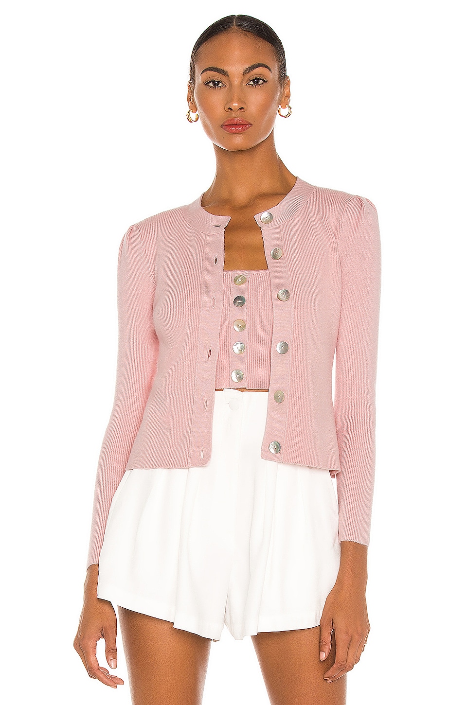 LPA Aiden Cardigan in Blush | REVOLVE