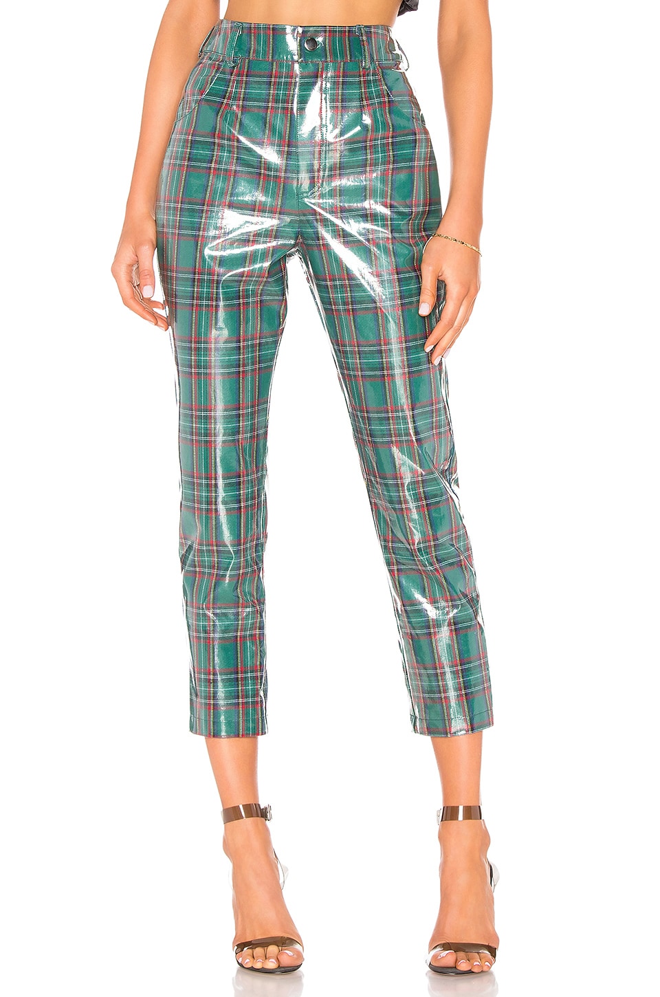 revolve plaid pants