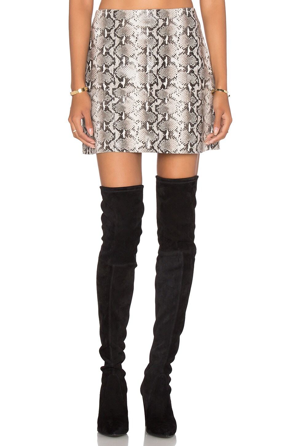 revolve snakeskin booties