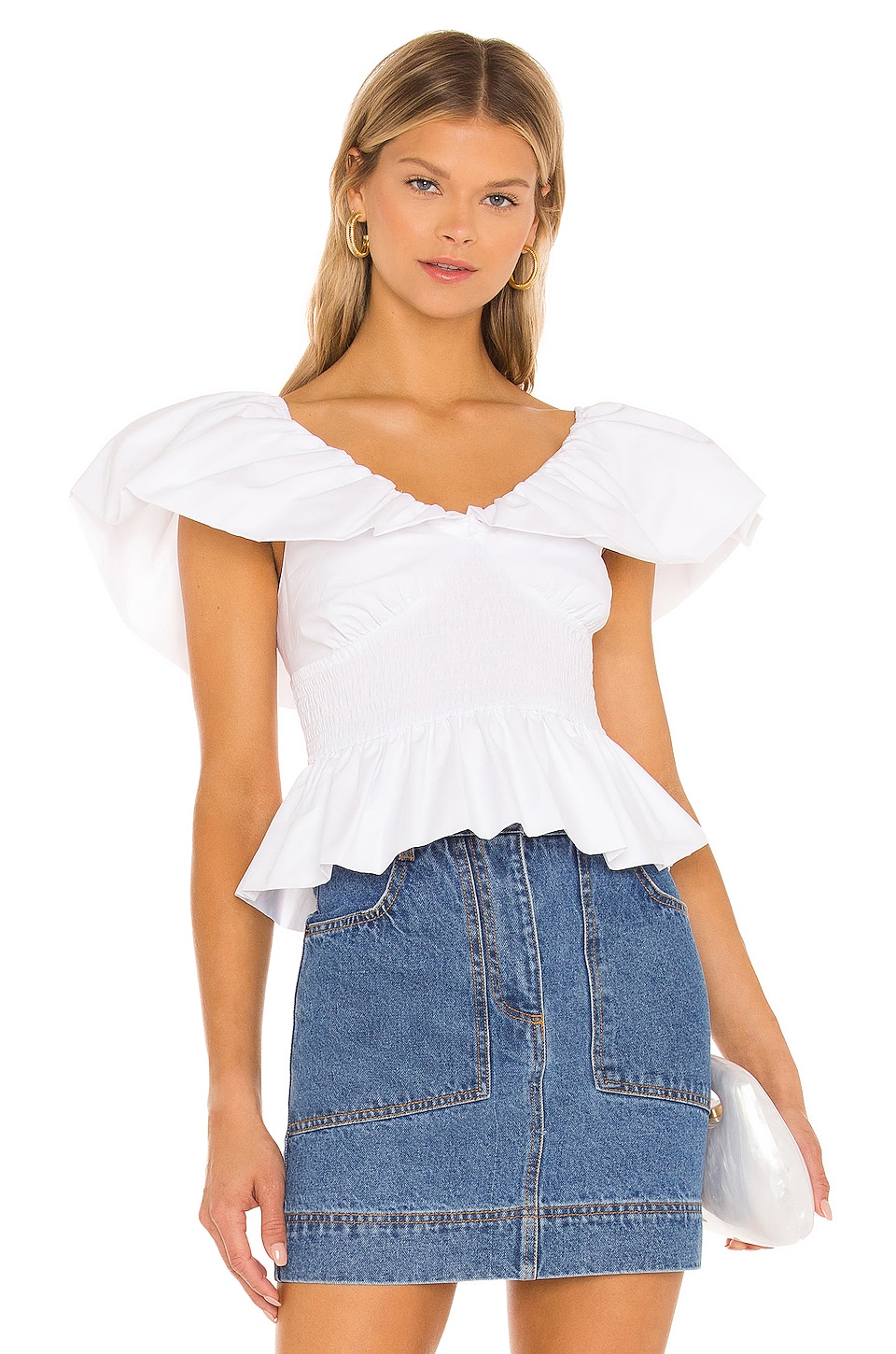 LPA Abla Top in White