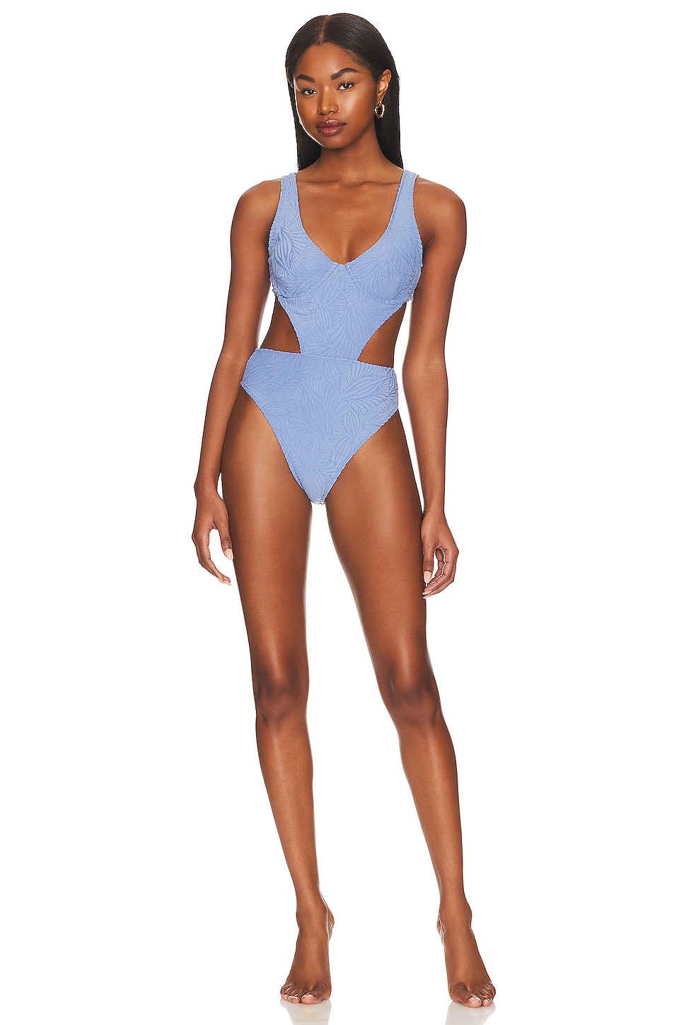 L Space Kyslee Classic One Piece Swimsuit - Mediterranean