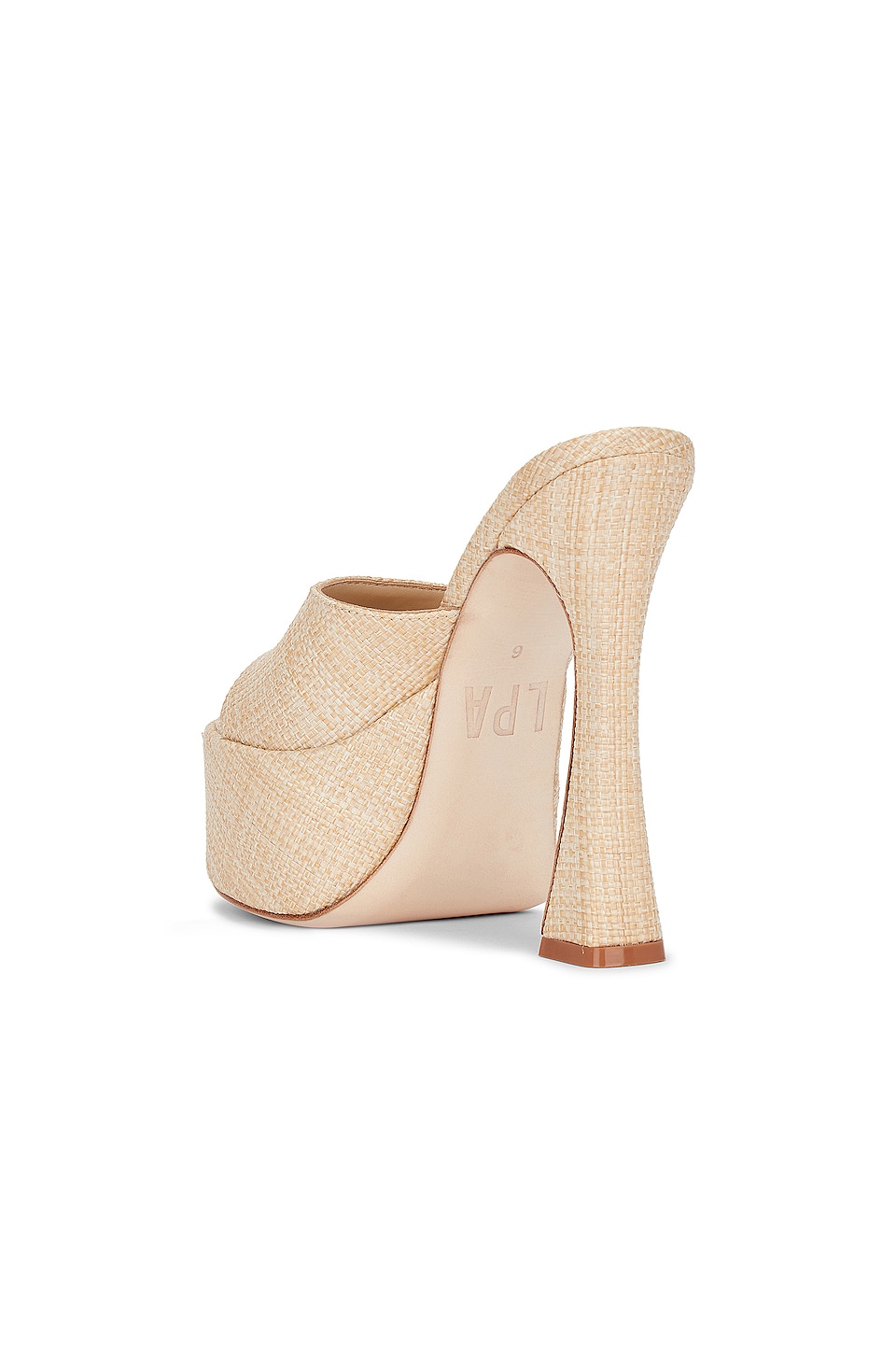 LPA Alexa Platform Mule in Raffia | REVOLVE