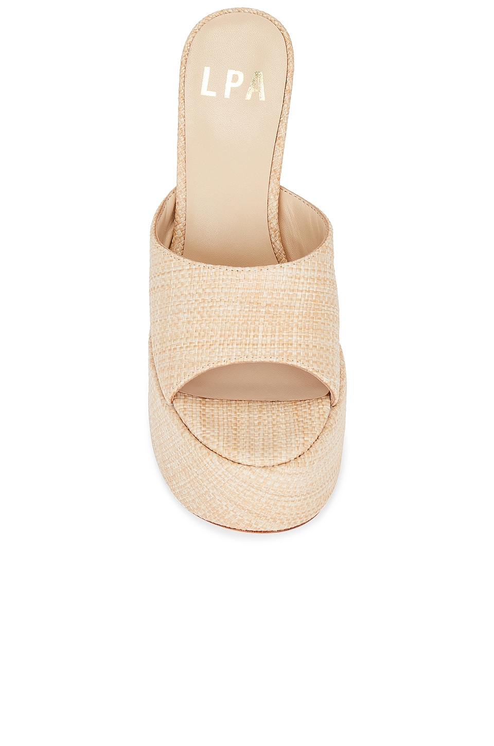LPA Alexa Platform Mule in Raffia | REVOLVE