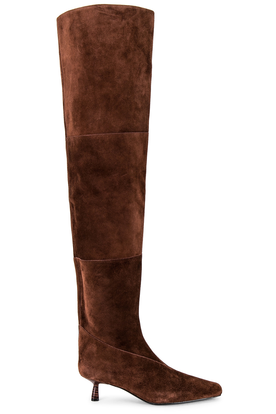 LPA Virna Boot in Chocolate Suede REVOLVE