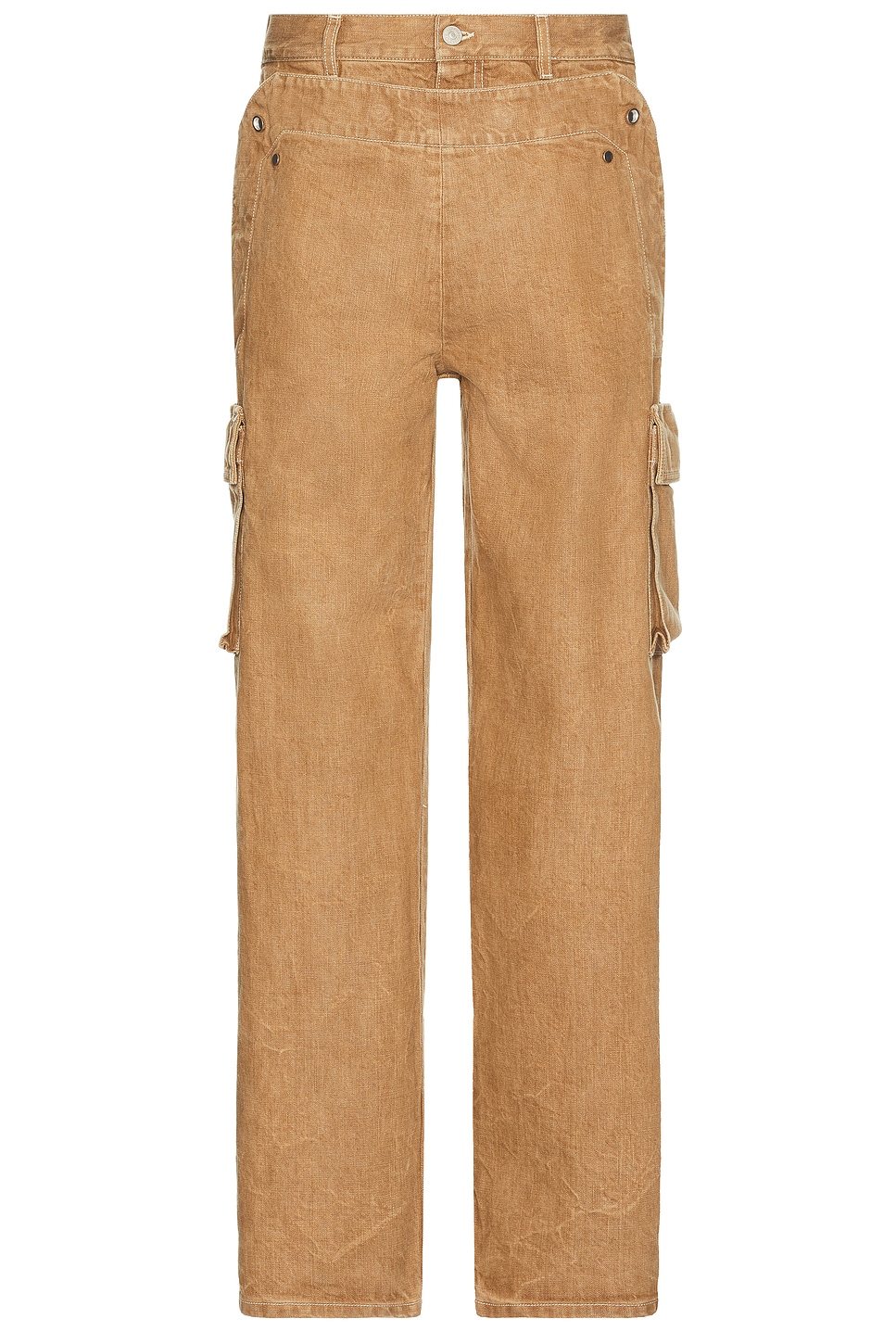 Peek-A-Boo Denim Trouser - Thumbnail 1