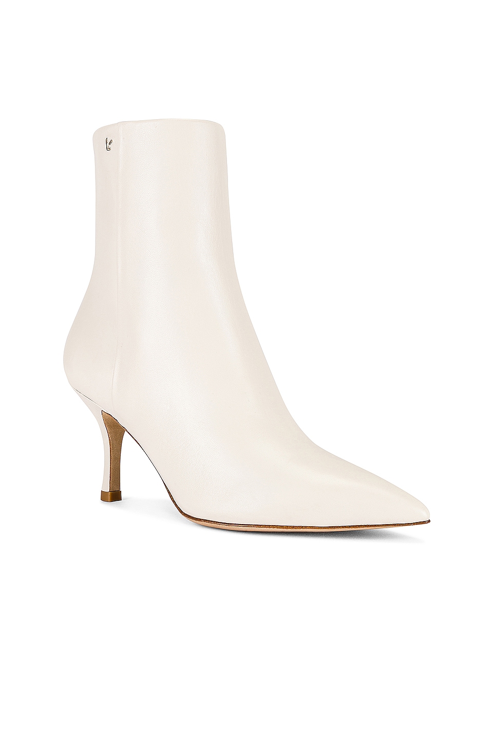 Larroude Mini Kate Bootie in Ivory
