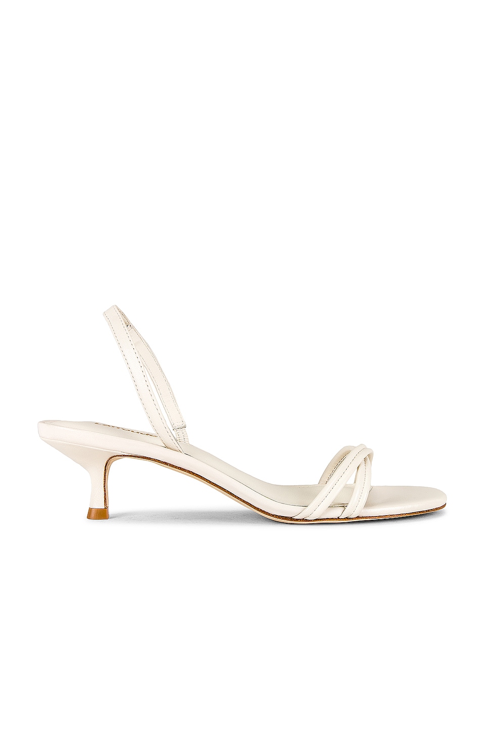 Larroude Mini Annie Heel in Ivory | REVOLVE