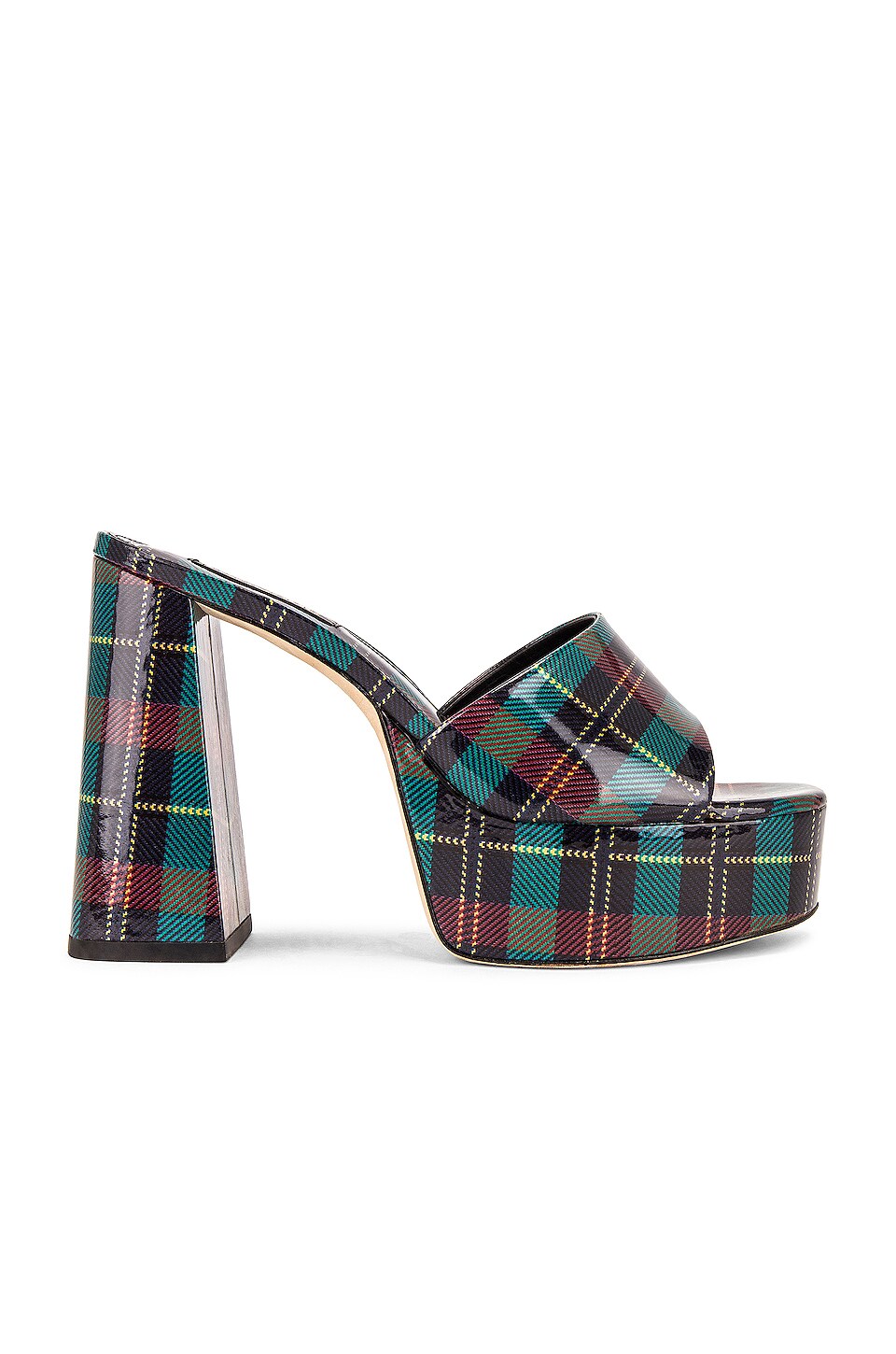 Larroude Dolly Mule in Plaid | REVOLVE
