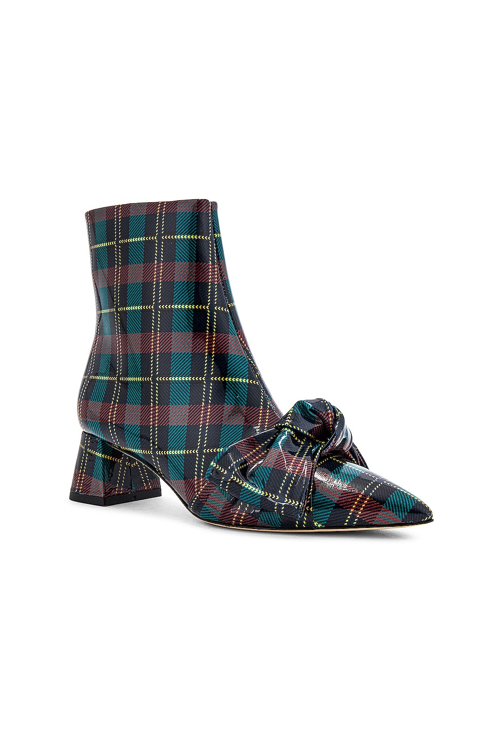 Larroude Ellee Boot in Plaid