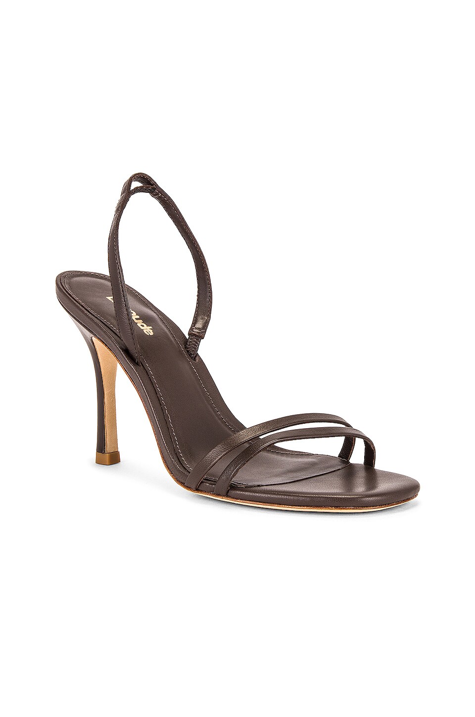 Larroude Bella Heel in Taupe