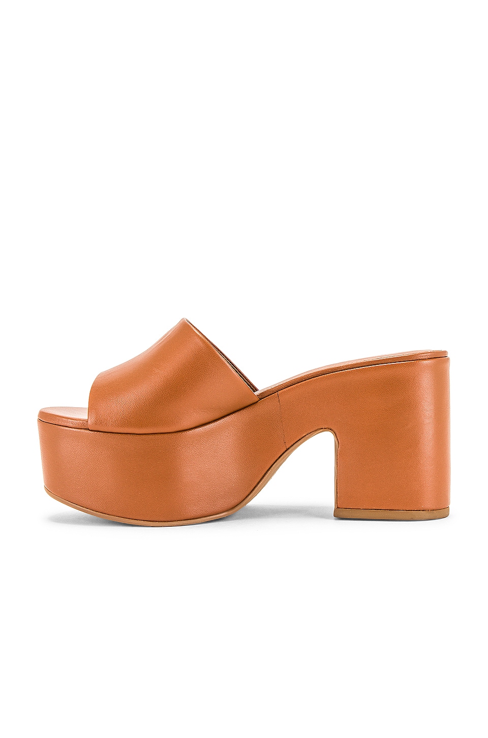 Larroude The Miso Platform Sandal in Caramel | REVOLVE