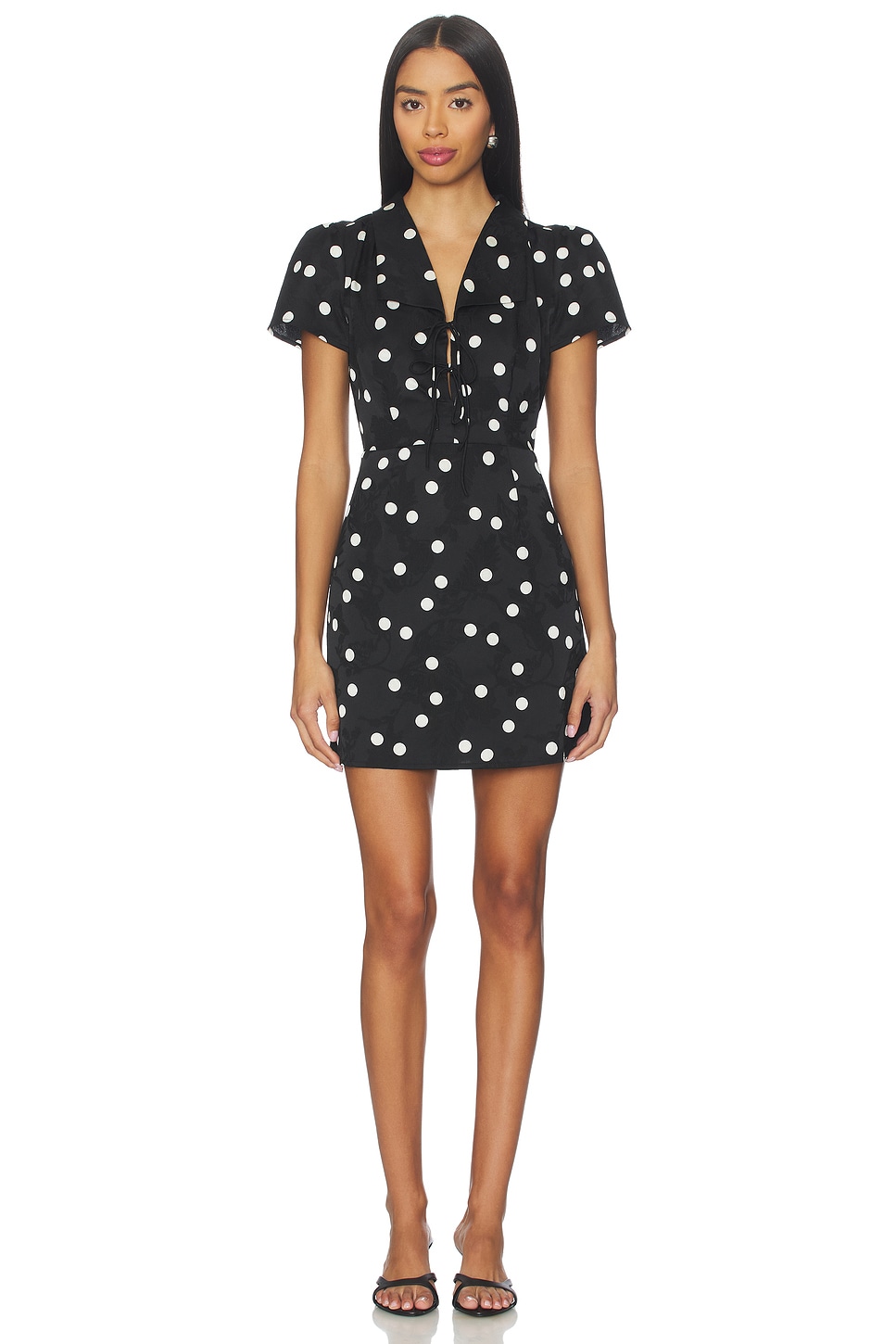 Lisa Says Gah Alexa Shirt Dress in Black - Size Xs