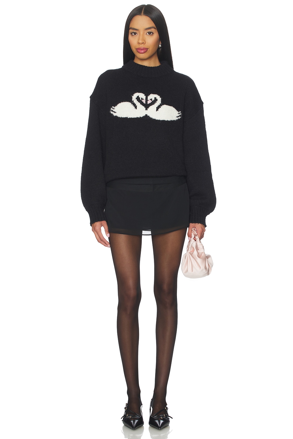 Lisa Says Gah Cory Turtleneck in Swan | REVOLVE