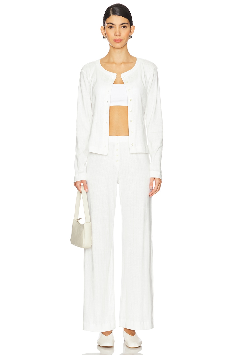 Pointelle Classic Cardigan