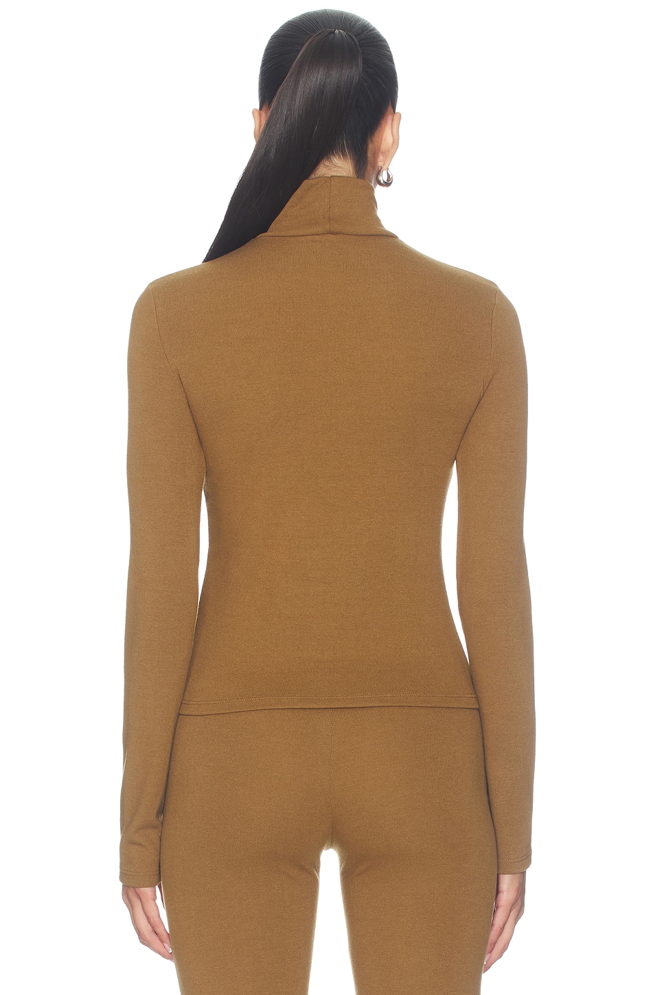 LESET Lauren Long Sleeve Turtleneck Top