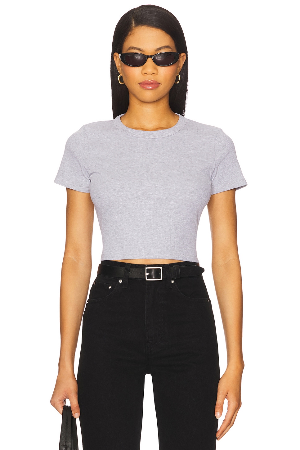 LESET Kelly Crop Slim Fit Tee