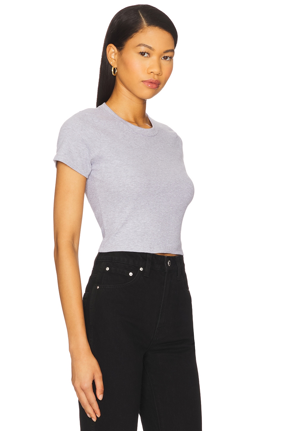 LESET Kelly Crop Slim Fit Tee thumbnail