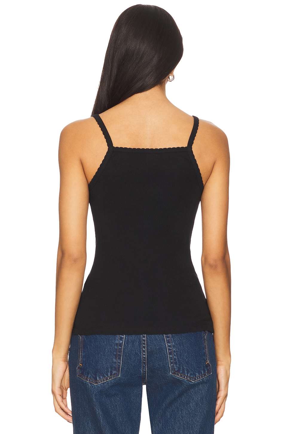 LESET Pointelle Classic Tank Top