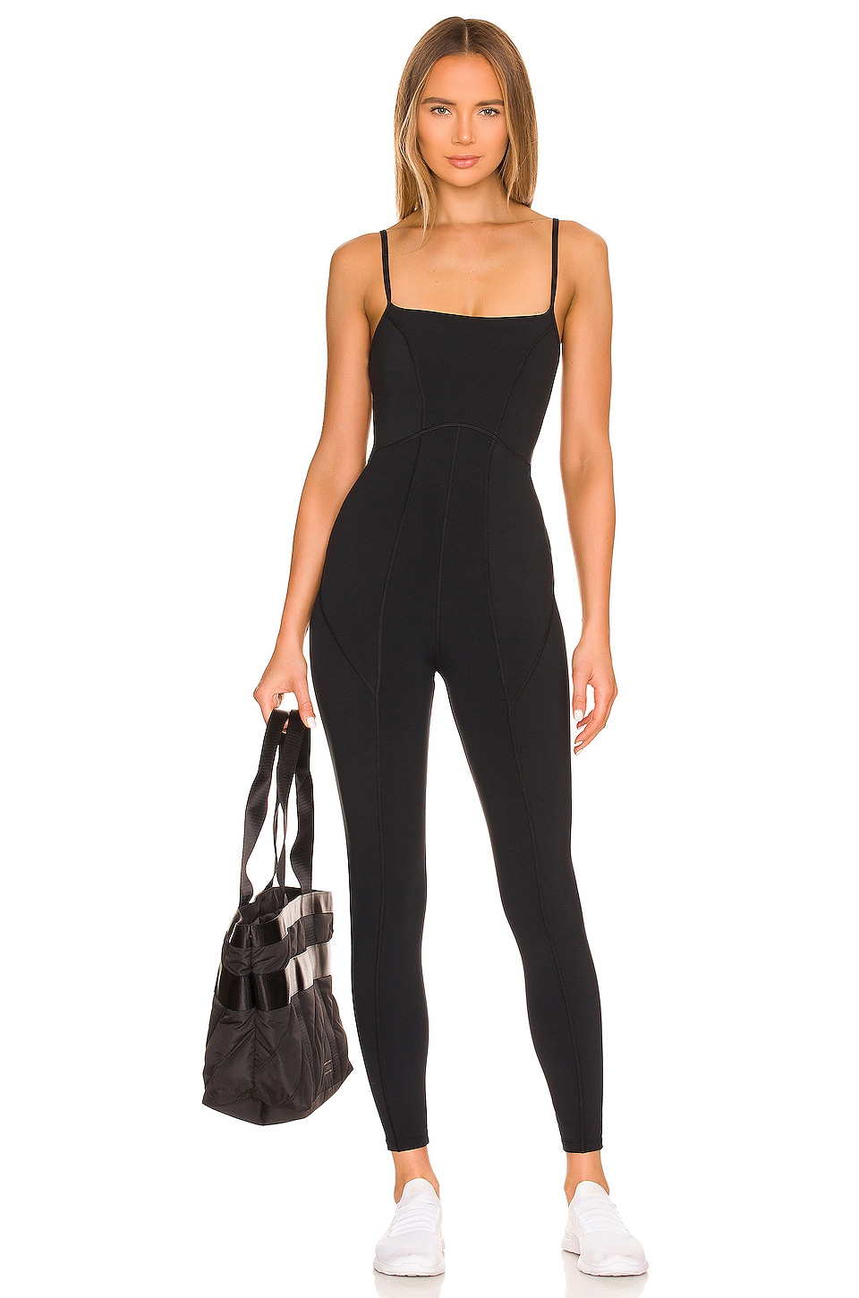 LSPACE Go The Distance Jumpsuit in Black