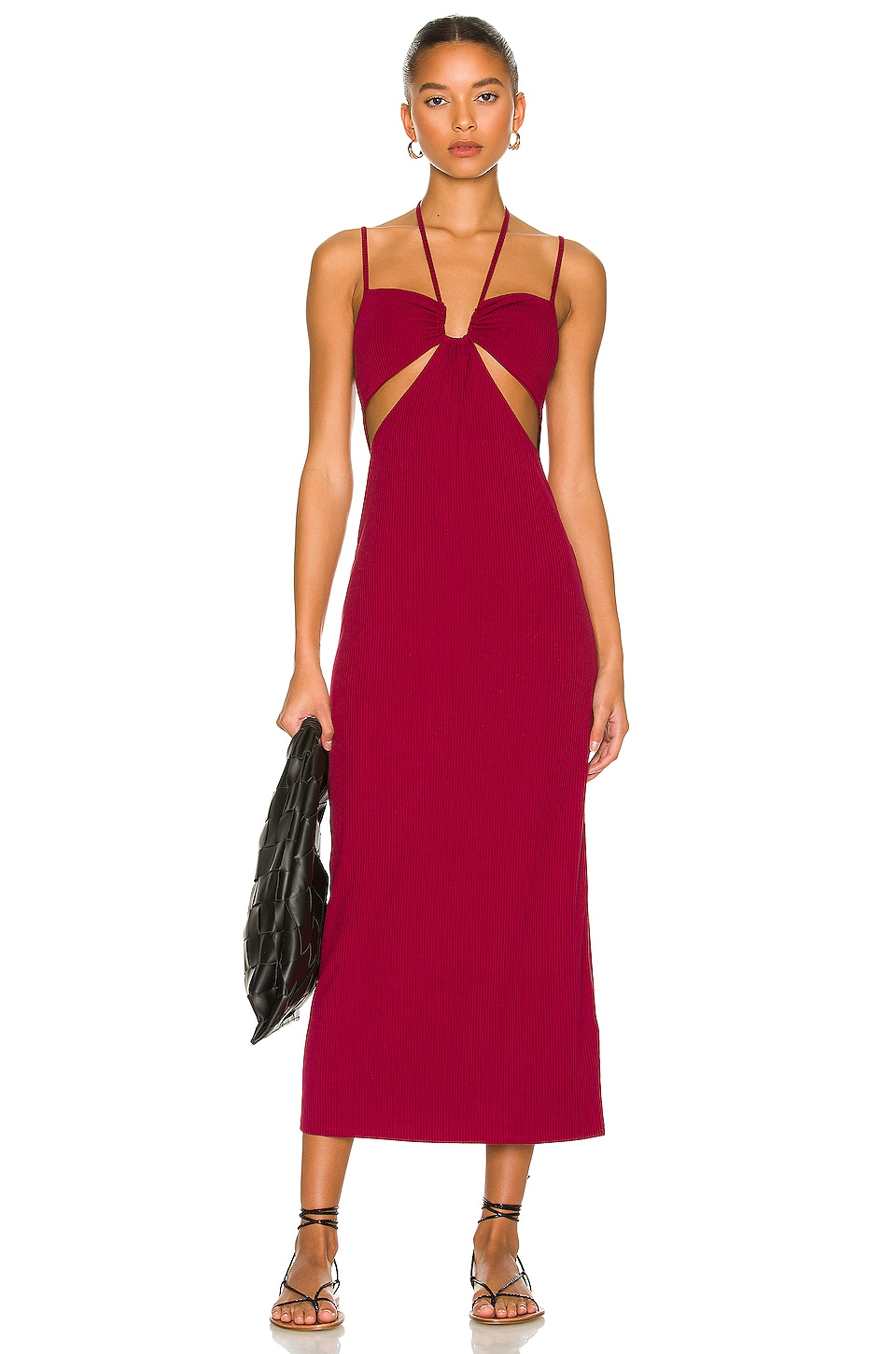 L*space Naomi dress in sold cabernet NWT