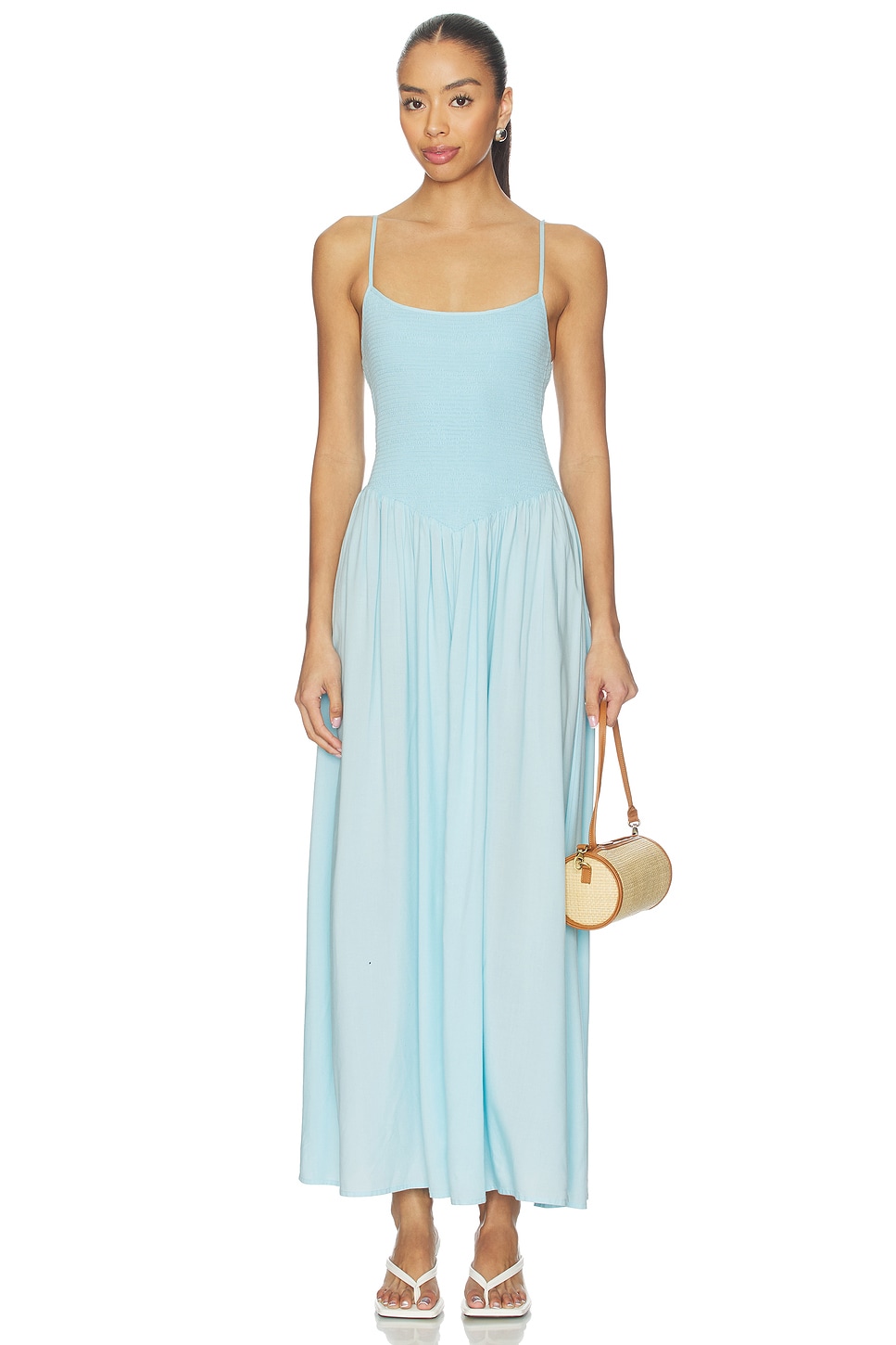 misha dresses Misha ceremony linen dress with linen lace